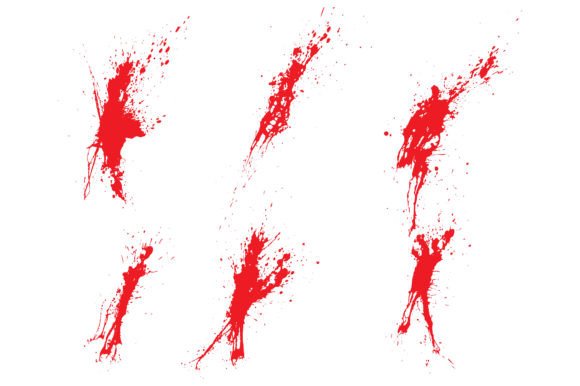Download Blood Splat Horror Paint Vector Set - Splat Collection