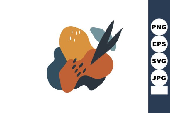 Download Abstract Organic Shapes with Earthy Tone - Organic shapes Collection