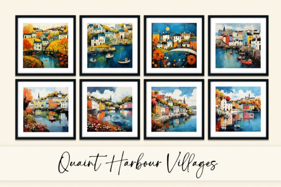 Download Quaint British Harbour Villages Fine Art - Fine art Collection