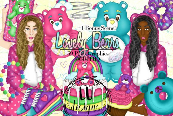 Download Lovely Bears Clipart, Rainbow Teddy Bear - Premium Resources