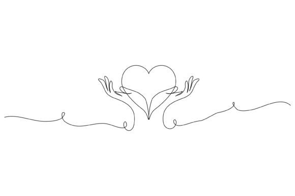 Download One Line Hand and Love Poster - Love poster Collection