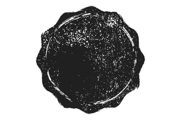Download Round Wax Seal Stamp Mark in Grungy Dist - Premium Resources
