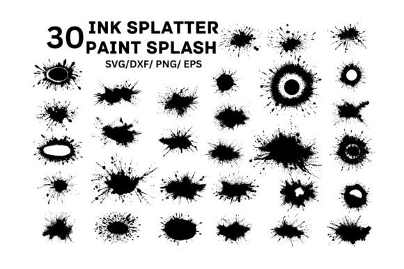 Download Ink Splatter Svg, Paint Splash - Splat Collection