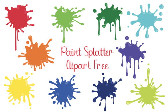 Download Paint Splatter Clipart Free - Splat Collection