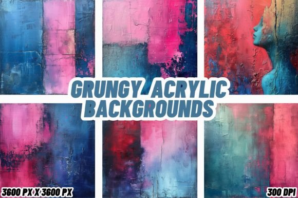 Download Grungy Acrylic Backgrounds - Grungy Collection